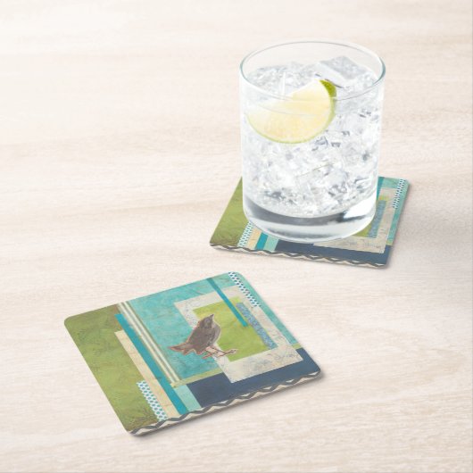 Avian Scrapbook II Kartonnen Onderzetters (Insitu)