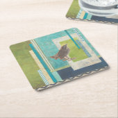 Avian Scrapbook II Kartonnen Onderzetters (Schuin)