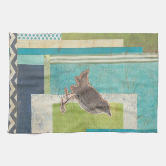 Avian Scrapbook II Theedoek (Horizontaal)