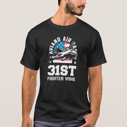 Aviano Air Base 31st Fighter Wing Italy Souvenir_1 T-shirt (Voorkant)