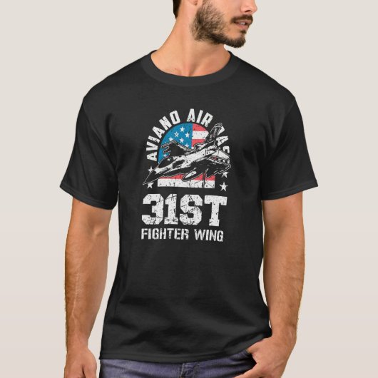 Aviano Air Base 31st Fighter Wing Italy Souvenir_3 T-shirt (Voorkant)