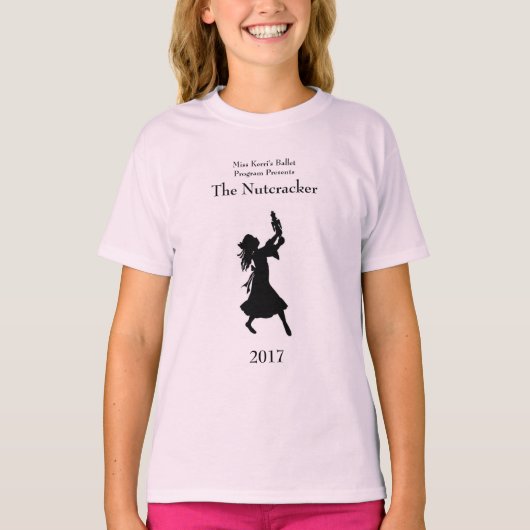 Aviano Ballet Program Girls Nutcracker Long Hoeve T-shirt (Voorkant)