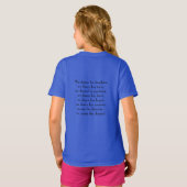 Aviano Ballet Program Girls Quote T-Shirt (Achterkant volledig)