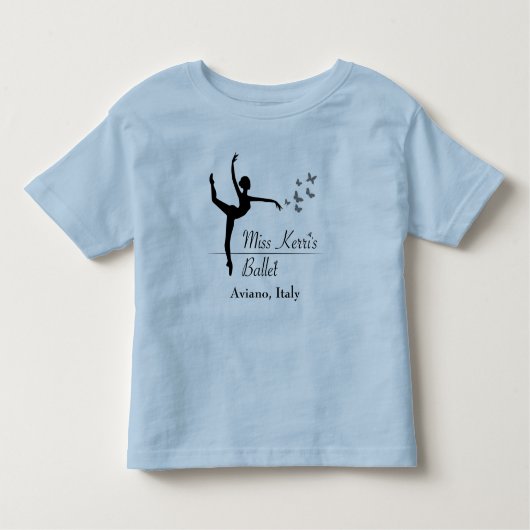 Aviano Ballet-programma Toddler T-Shirt (Voorkant)