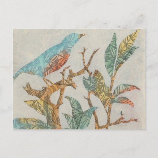 Aviary Collage I Briefkaart (Voorkant)