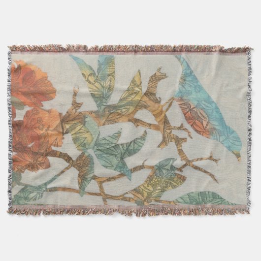 Aviary Collage I Deken (Voorkant)