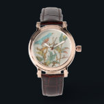 Aviary Collage I Horloge<br><div class="desc">Dieren</div>