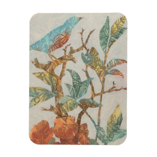 Aviary Collage I Magneet (Verticaal)