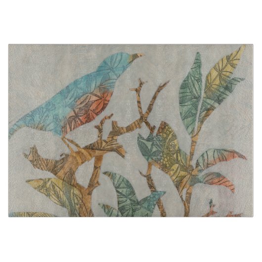 Aviary Collage I Snijplank (Voorkant)