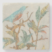 Aviary Collage I Stenen Onderzetter (Voorkant)