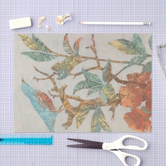 Aviary Collage I Tissuepapier (Craft)