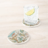 Aviary Collage I Zandsteen Onderzetter (Zijkant)