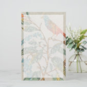 Aviary Collage II Briefpapier (Staand voorkant)