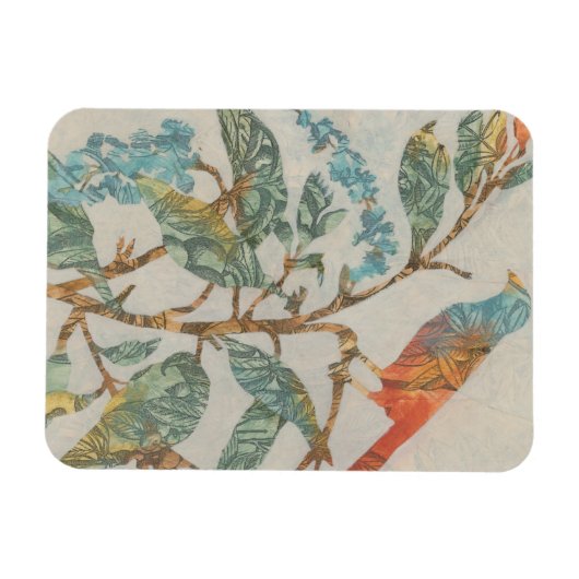 Aviary Collage II Magneet (Horizontaal)