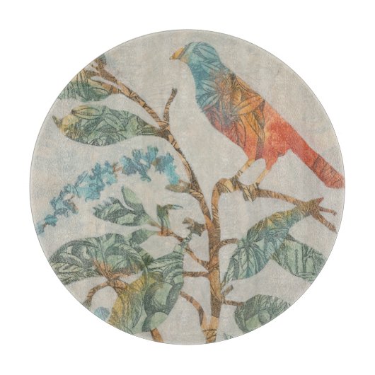 Aviary Collage II Snijplank (Voorkant)