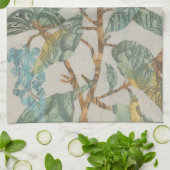 Aviary Collage II Theedoek (Gevouwen)