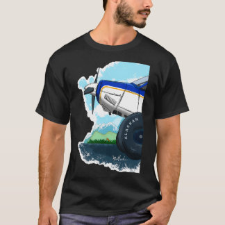 Aviat Husky front Valdez Alaska Stol T-shirt