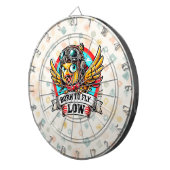 Aviateurkip Dartbord (Voorkant Rechts)