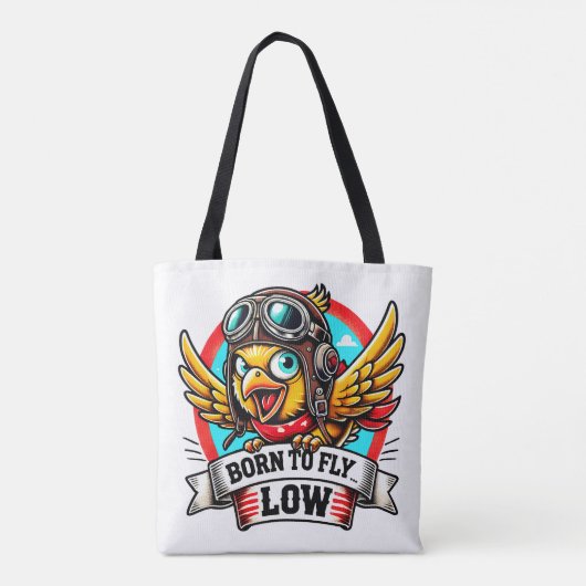 Aviateurkip Tote Bag (Achterkant)