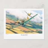 Aviation Art Briefkaart "Dewoitine D.520" (Voorkant)