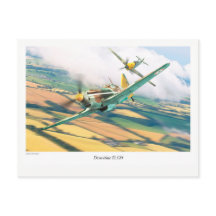 Aviation Art Briefkaart "Dewoitine D.520"