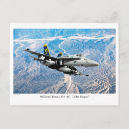 Aviation Art Briefkaart "F/A-18 Hornet"