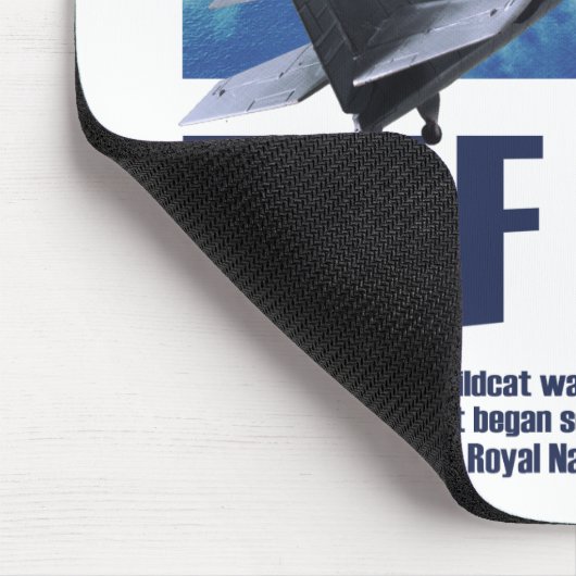 Aviation Art Mousepad "F4F Wildcat " Muismat (Hoek)