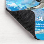 Aviation Art Mousepad "F4U Corsair" Muismat (Hoek)