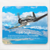 Aviation Art Mousepad "F4U Corsair" Muismat (Voorkant)