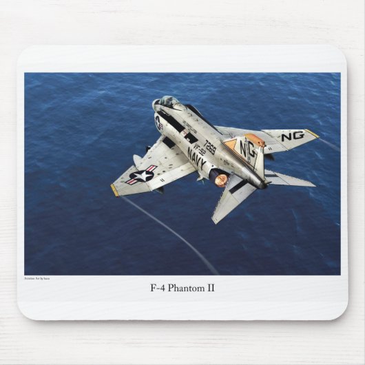 Aviation Art Mousepad "F-4 Phantom II " Muismat (Voorkant)