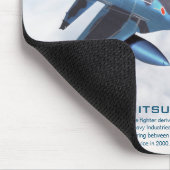 Aviation Art Mousepad "Mitsubishi F-2" Muismat (Hoek)