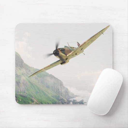 Aviation Art Mousepad "The Spitfire Mk.I." Muismat (Met muis)