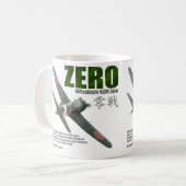 Aviation Art mug "A6M "Zero""零戦 Koffiemok (Voorkant links)