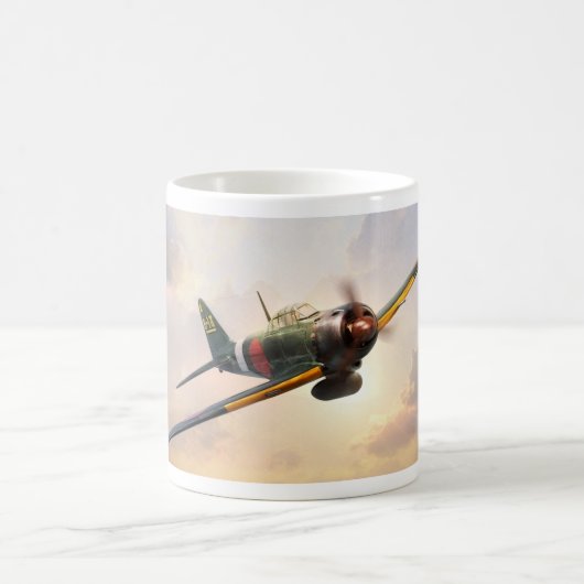 Aviation Art mug "A6M Zero" Koffiemok (Center)