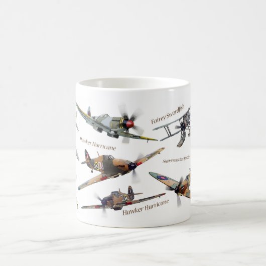 Aviation Art mug "A British fighters" Koffiemok (Center)