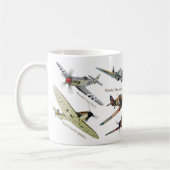 Aviation Art mug "A British fighters" Koffiemok (Links)