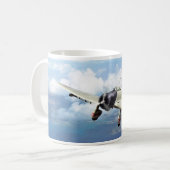 Aviation Art Mug "Aichi D3A  "Val" Koffiemok (Voorkant links)