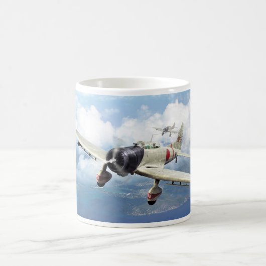 Aviation Art Mug "Aichi D3A  "Val" Koffiemok (Center)