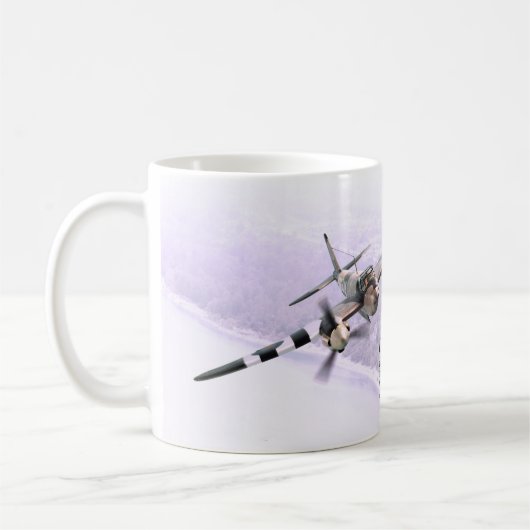 Aviation Art Mug "De Havilland Mosquito" Koffiemok (Links)