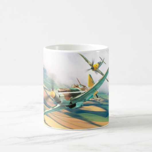 Aviation Art mug "Dewoitine D.520" Koffiemok (Center)