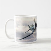 Aviation art mug "F4U Corsair" Koffiemok (Links)
