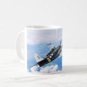 Aviation Art mug "F6F Hellcat" Koffiemok (Voorkant links)