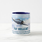 Aviation Art Mug "F6F Hellcat" Mok (Midden)