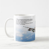 Aviation Art Mug "F-100 Super Sabre" Koffiemok (Links)