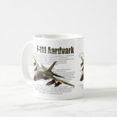 Aviation Art mug "F-111 Aardvark" Koffiemok (Voorkant links)