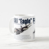 Aviation Art mug "F-15DJ Eagle"イーグル Koffiemok (Voorkant links)