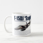 Aviation Art mug "F-15DJ Eagle"イーグル Koffiemok (Links)