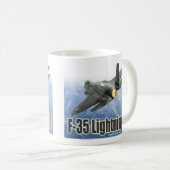 Aviation Art Mug "F-35 Lightning II" Koffiemok (Voorkant rechts)