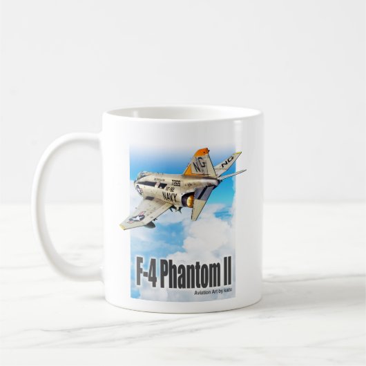 Aviation Art Mug "F-4 Phantom II" Koffiemok (Links)