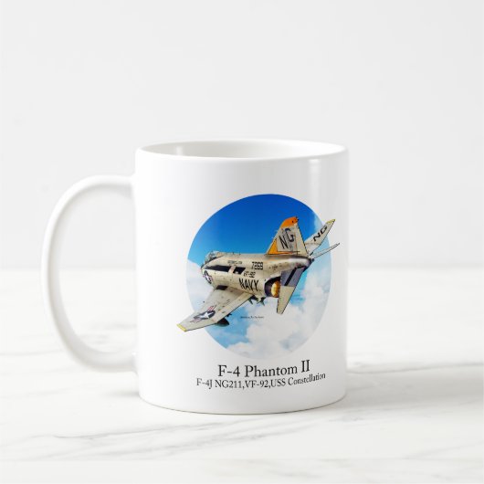 Aviation Art Mug "F-4 Phantom II" Koffiemok (Links)